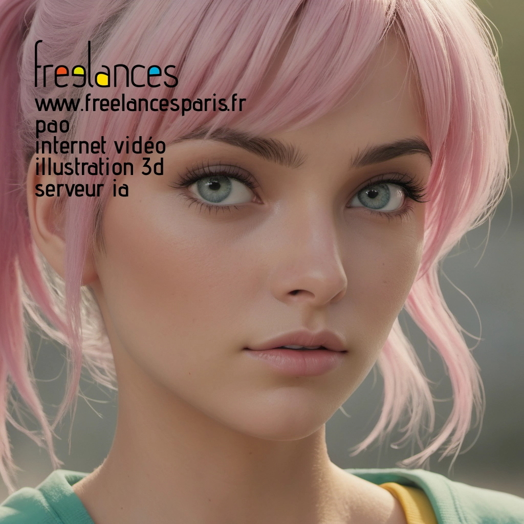 Pao mise en page internet vidéo illustration 3d serveur IA générative AI freelance paris studio de création magazines 8l88gzb0